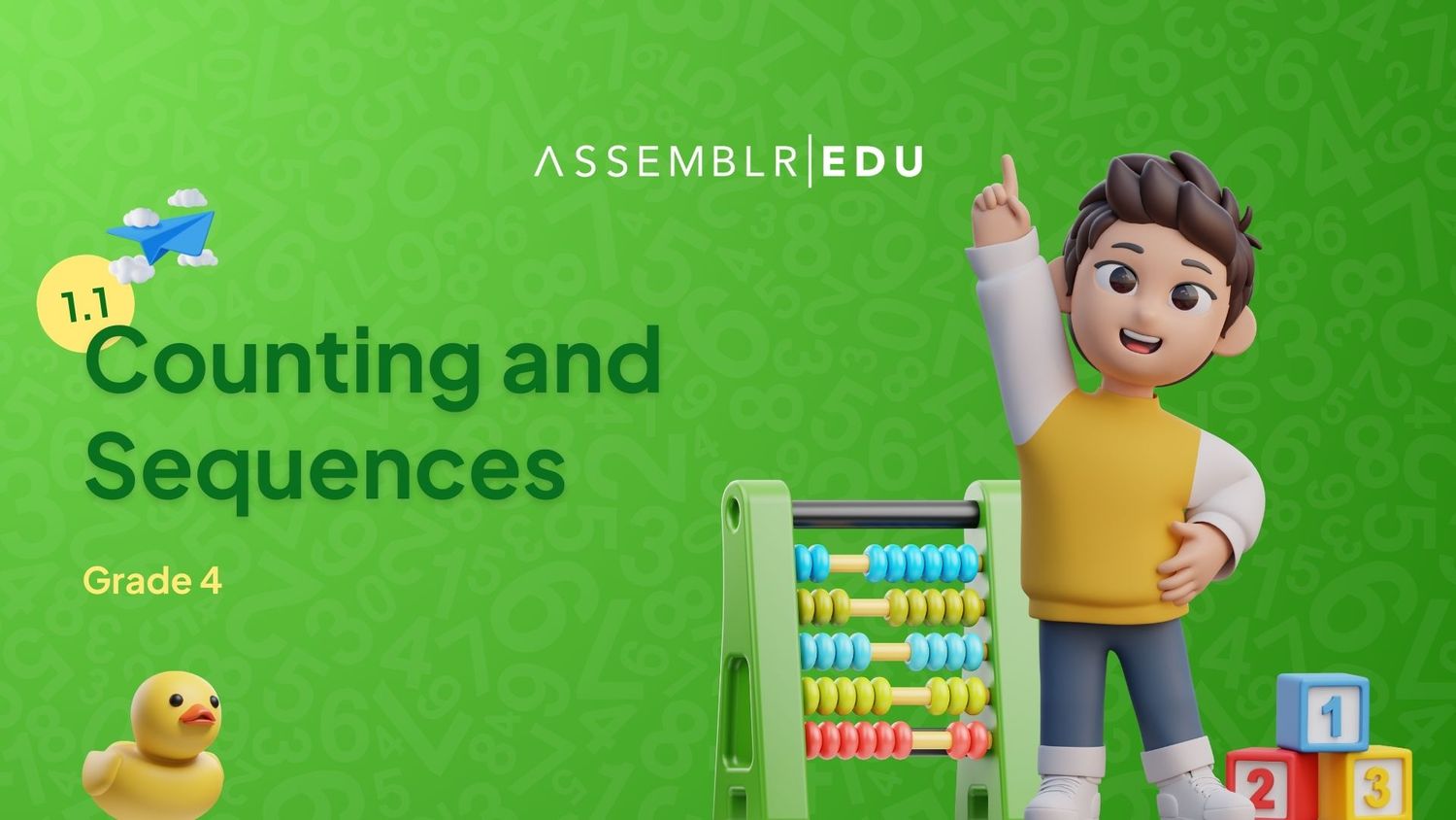 1.1 Counting and sequences - on Assemblr Edu