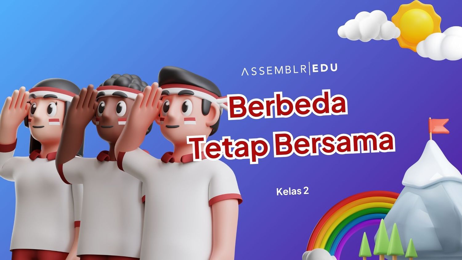 3.2 Berbeda Tetap Bersama - on Assemblr Edu